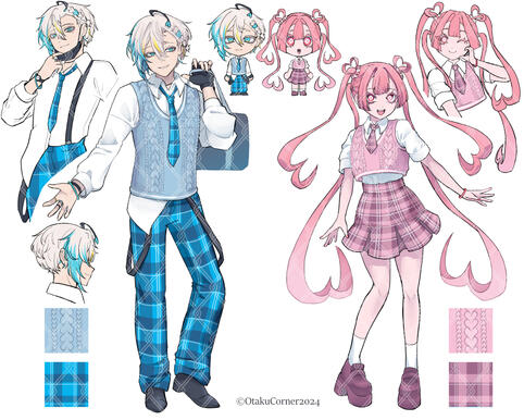 OtakuCorner OC-chan ACOS-kun School Uni ver.